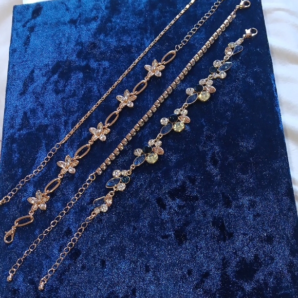 Gold Plated Bracelet Set 4 - Picture 2 of 8